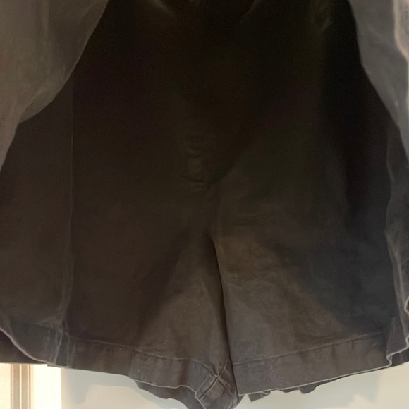 Black Linen-Cotton Mini Skort Gap - 16 - Picture 11 of 12